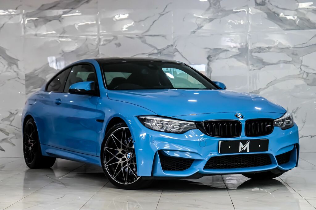Compare BMW M4 2019 3.0 M4 Competition 444 Bhp E9ALM Blue
