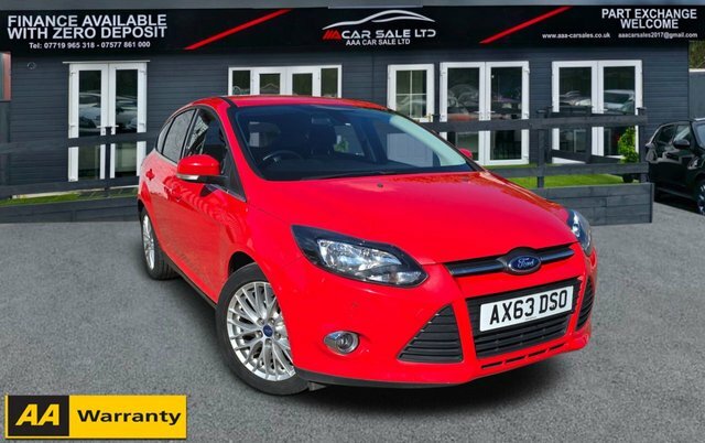 Compare Ford Focus 1.0 Zetec 99 Bhp AX63DSO Red