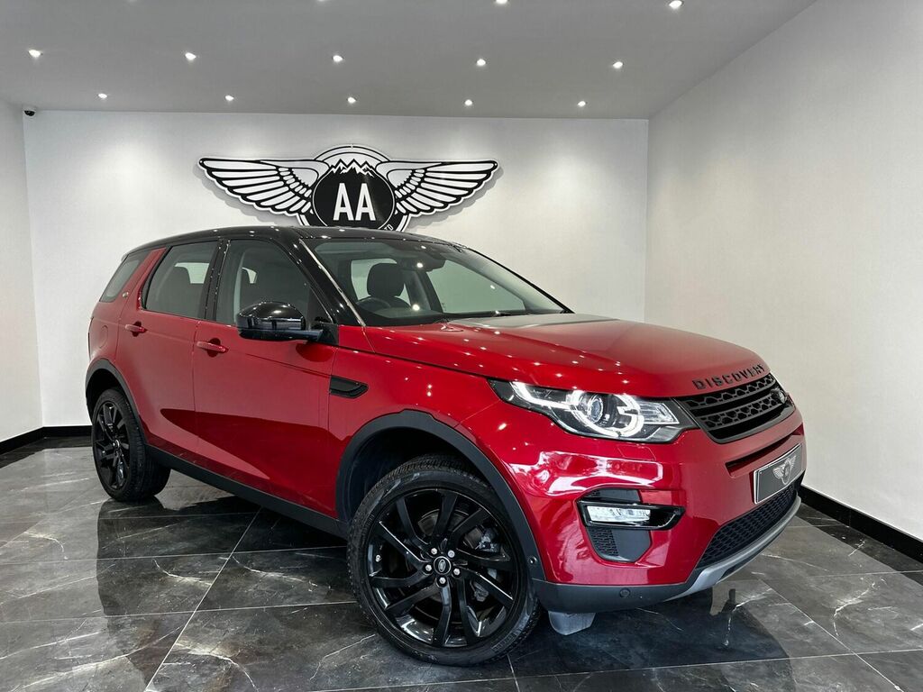Compare Land Rover Discovery Sport 4X4 2.0 Td4 Hse Black 4Wd Euro 6 Ss 2 LG18FYL Red