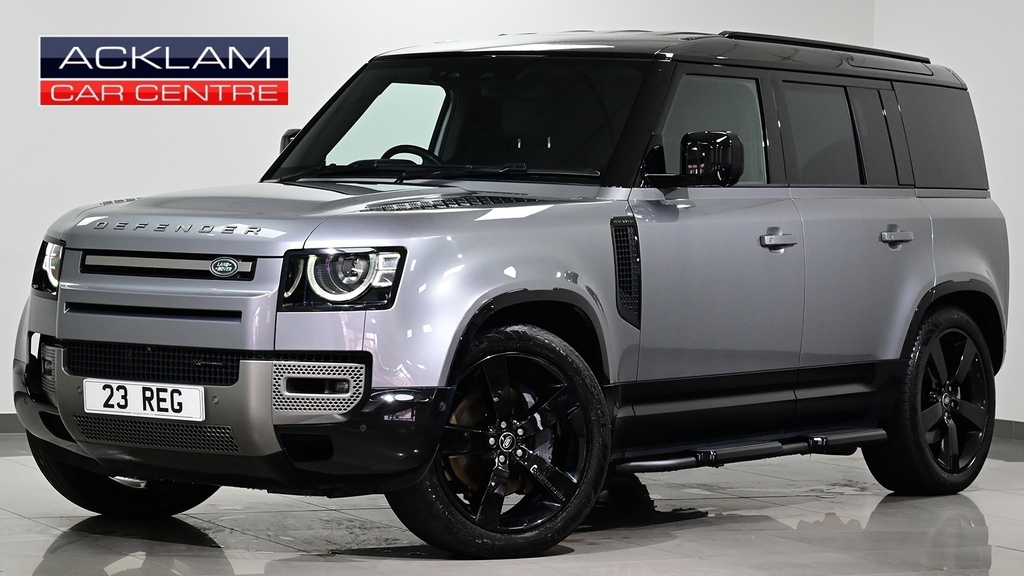 Compare Land Rover Defender 110 23 Reg 110 3.0 D300 X-dynamic Hse Hard Top Comme L55EBA Grey
