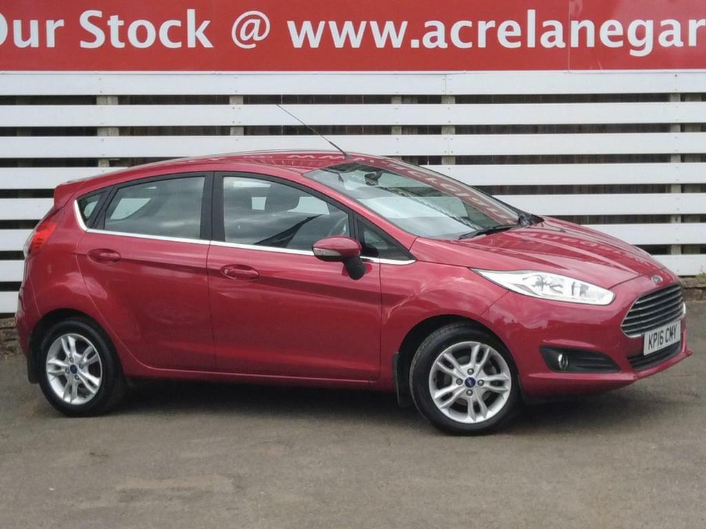 Compare Ford Fiesta 1.25 Zetec Hatchback KP16CMY Red