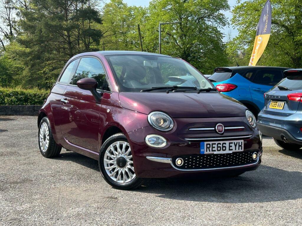 Compare Fiat 500 Hatchback RE66EYH Red