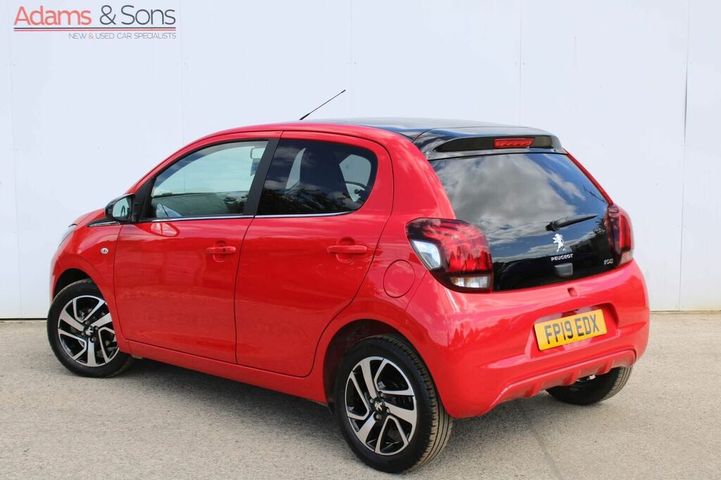 Compare Peugeot 108 Hatchback 1.0 Allure 2 Tronic Euro 6 201919 P1PVY Red