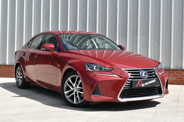 Compare Lexus IS 300H Advance 179 BX17YHT Red