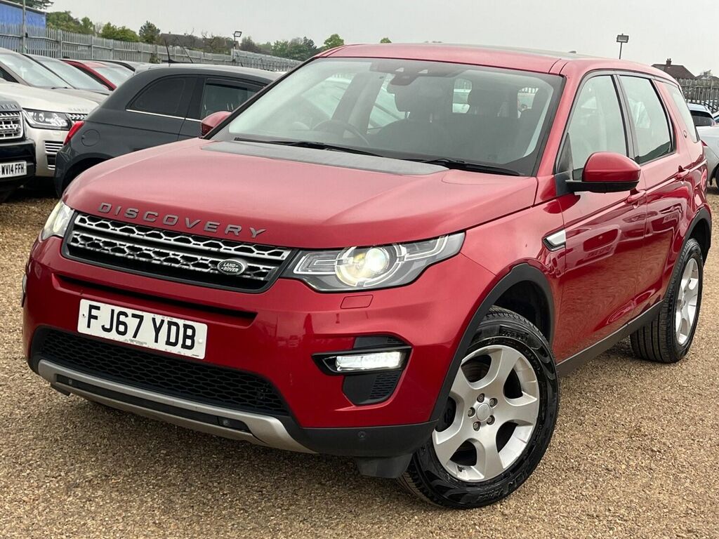 Compare Land Rover Discovery Sport Hse FJ67YDB Red