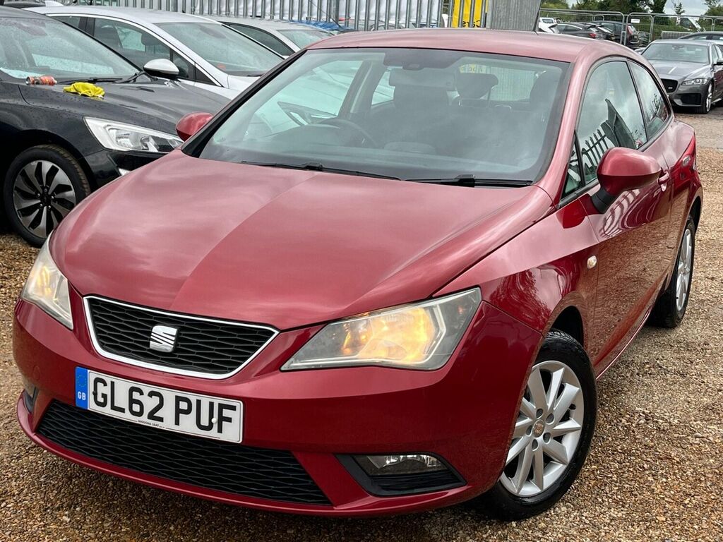Compare Seat Ibiza Hatchback 1.4 Se Sport Coupe Euro 5 201262 GL62PUF Red