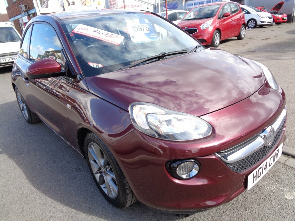 Compare Vauxhall Adam 1.2I Jam Hg14cwr HG14CWR Red
