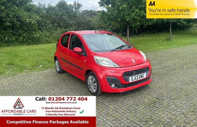 Compare Peugeot 107 1.0 Active 68 Bhp EJ13OWC Red
