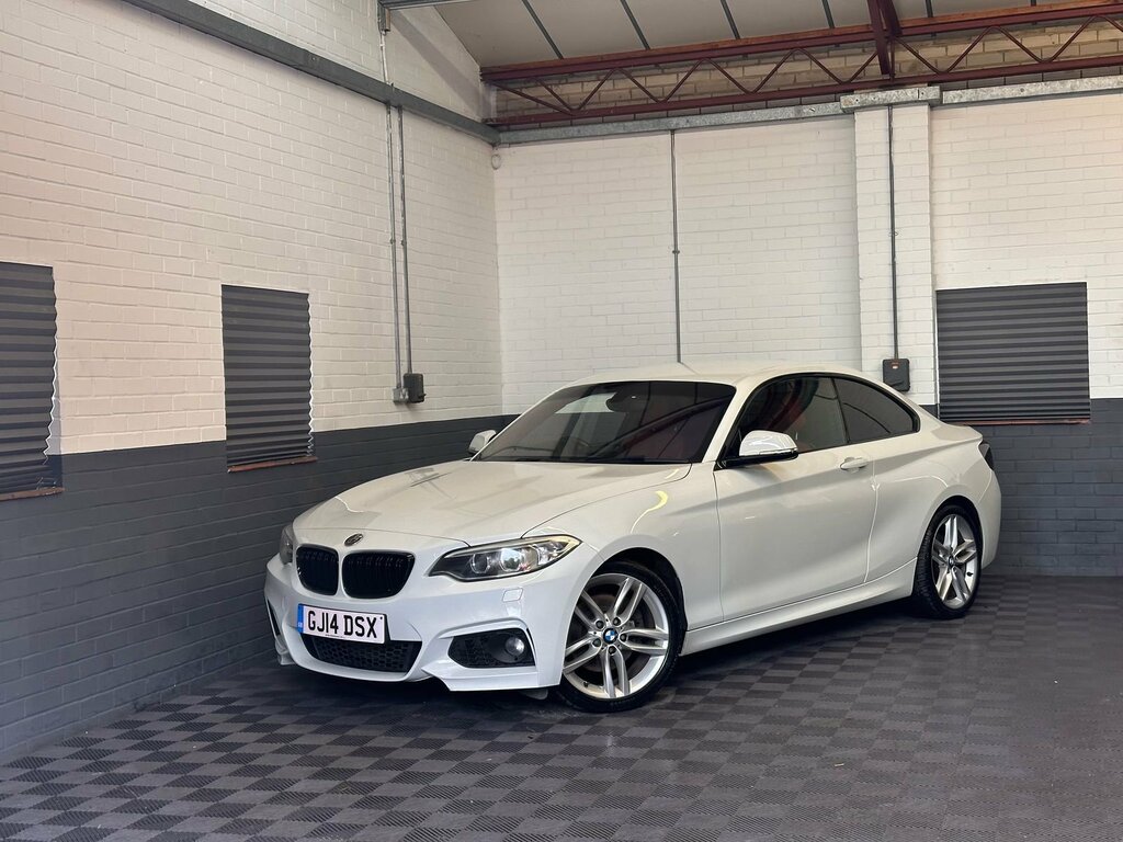 BMW 2 Series Gran Coupe 2.0 220D M Sport Coupe Euro 6 S White #1