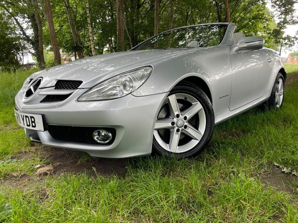 Compare Mercedes-Benz SLK Convertible 1.8 Slk200k Tiptronic Euro 5 2011 LR11YDB Silver