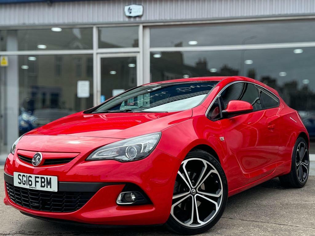 Compare Vauxhall Astra GTC Gtc 1.4I Turbo Limited Edition Euro 6 Ss SG16FBM Red
