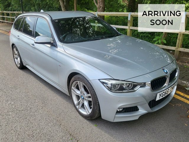 Compare BMW 3 Series 2.0 318D M Sport Touring 148 Bhp YG66THF Silver