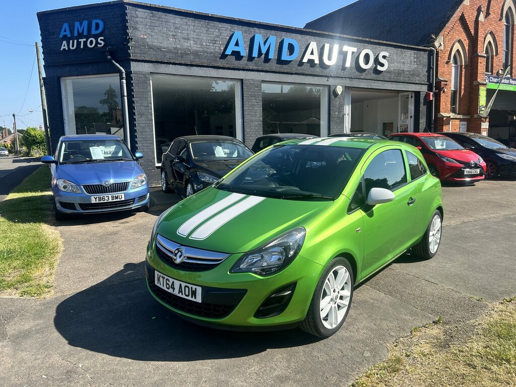 Compare Vauxhall Corsa 1.2 Sting Ac KT64AOW Green