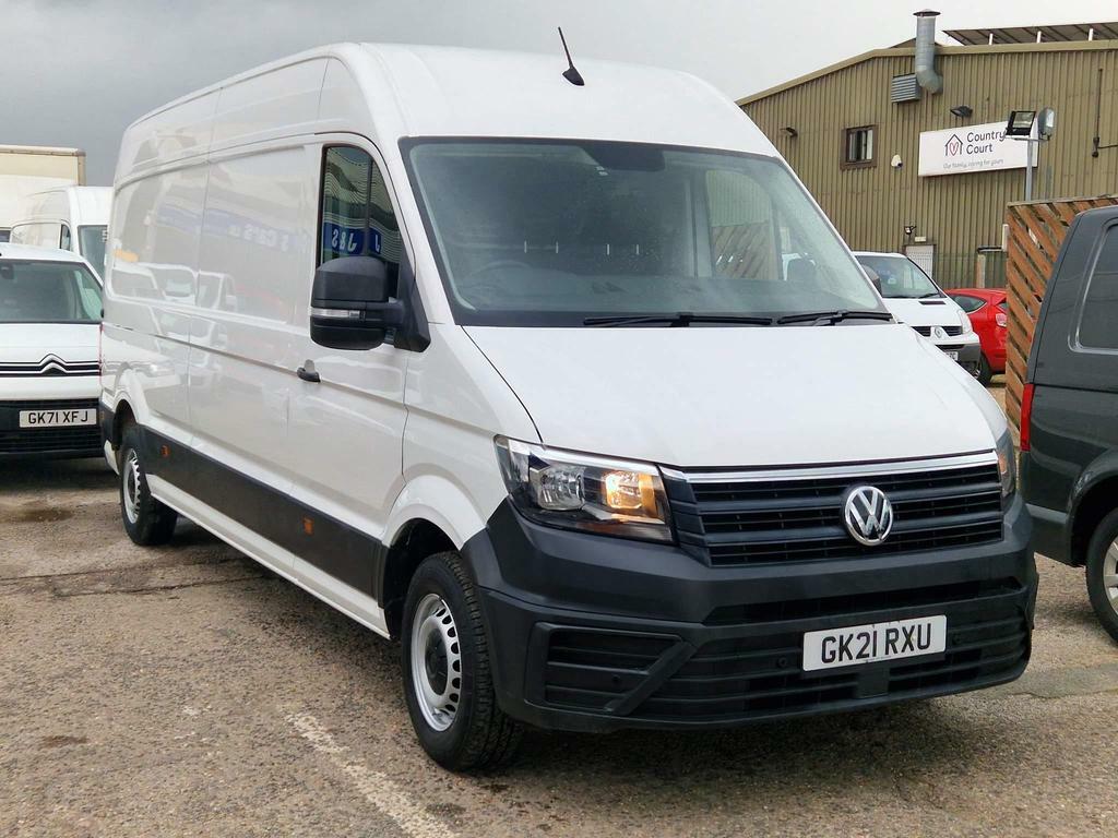 Compare Volkswagen Crafter 2.0 Tdi Cr35 Trendline Fwd Lwb High Roof Euro 6 S GK21RXU White