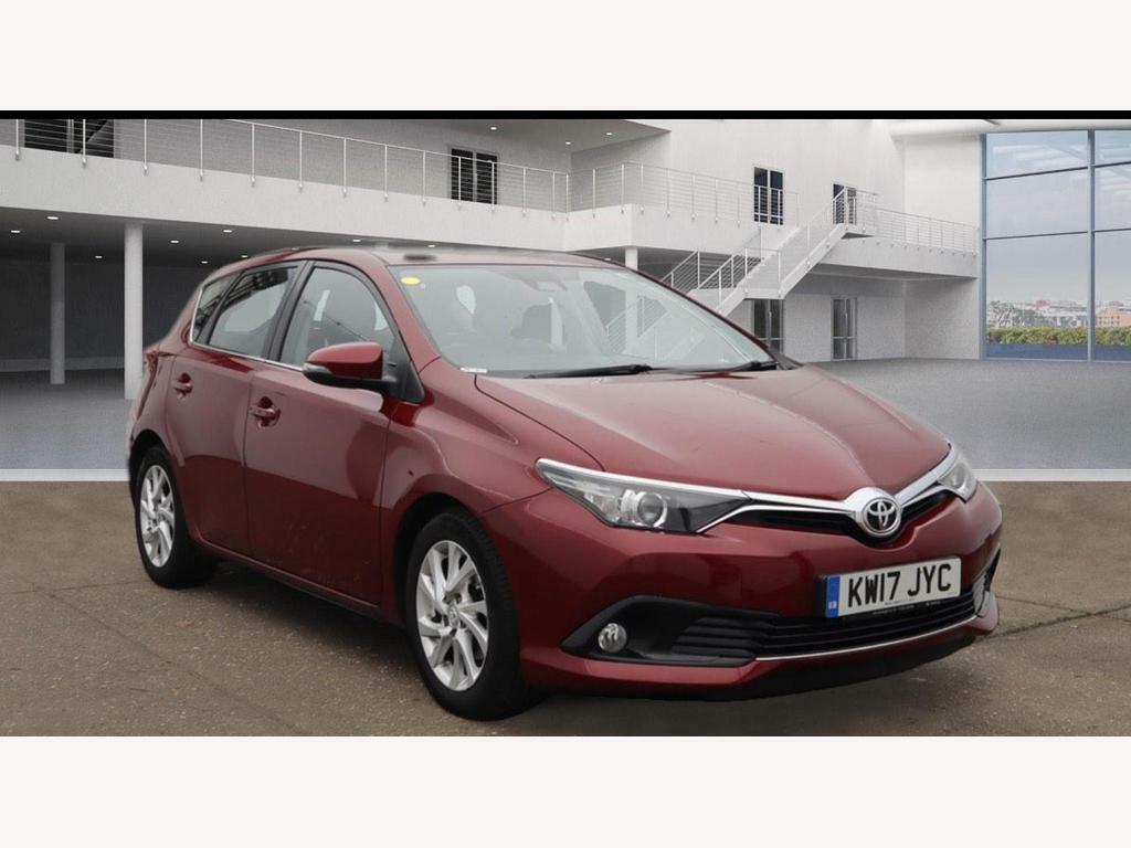 Compare Toyota Auris 1.2 Vvt-i Icon Cvt Euro 6 Ss KW17JYC Red