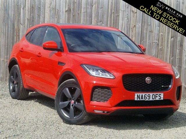Compare Jaguar E-Pace 2.0 Chequered Flag 178 Bhp - Free Del NA69OFS Red