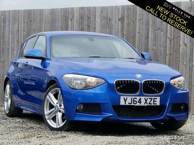 Compare BMW 1 Series 2.0 116D M Sport 114 Bhp - Free Delivery YJ64XZE Blue