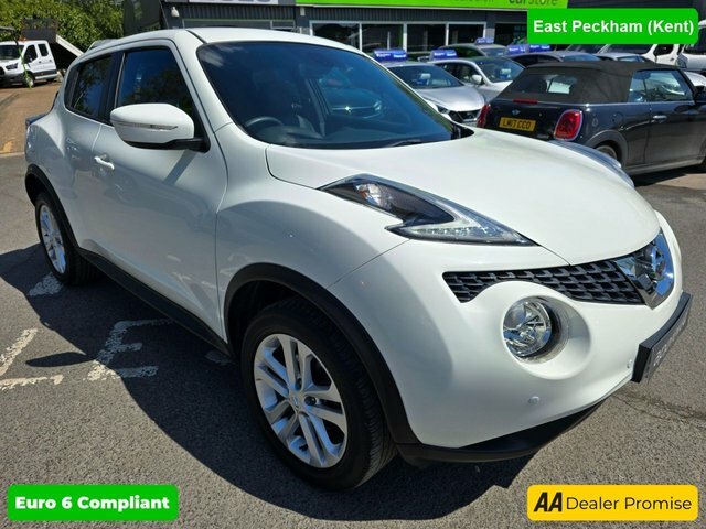 Nissan Juke 1.6 N-connecta Xtronic 117 Bhp In White With 18 White #1