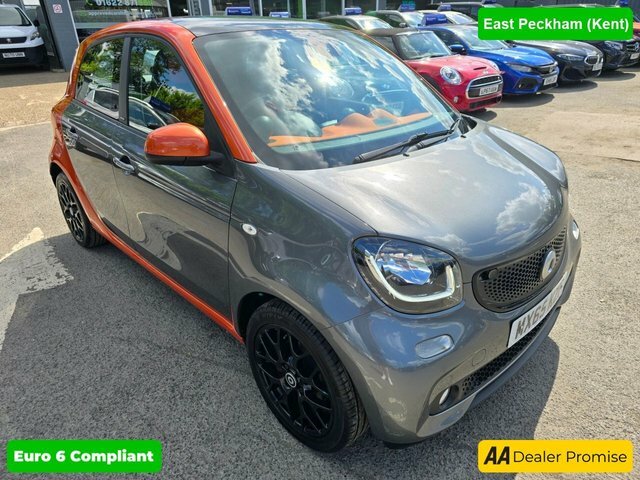 Compare Smart Forfour 1.0 Edition1 71 Bhp In Grey And Orange With 51, MX65KZF Orange