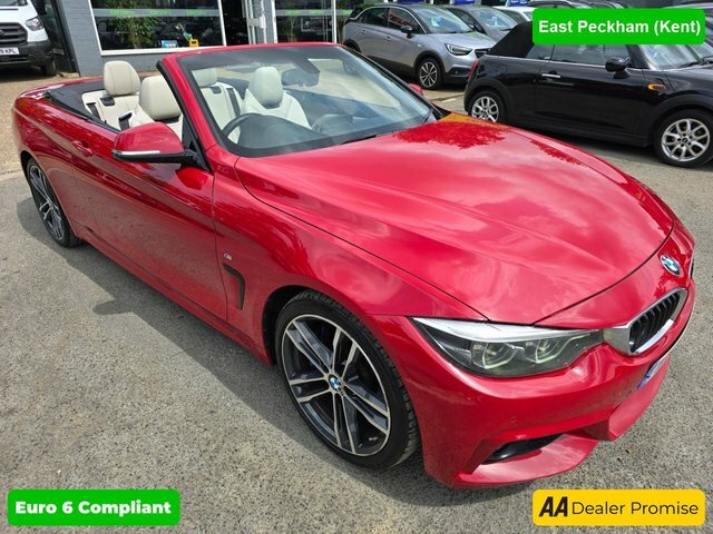 Compare BMW 4 Series 3.0 440I M Sport 322 Bhp In Red With 43,628 Mil YD17KWO Red