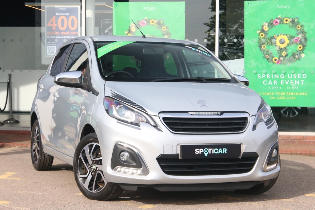 Compare Peugeot 108 1.0 72 Collection Cwvehiclemarketing VE21ZGX Silver