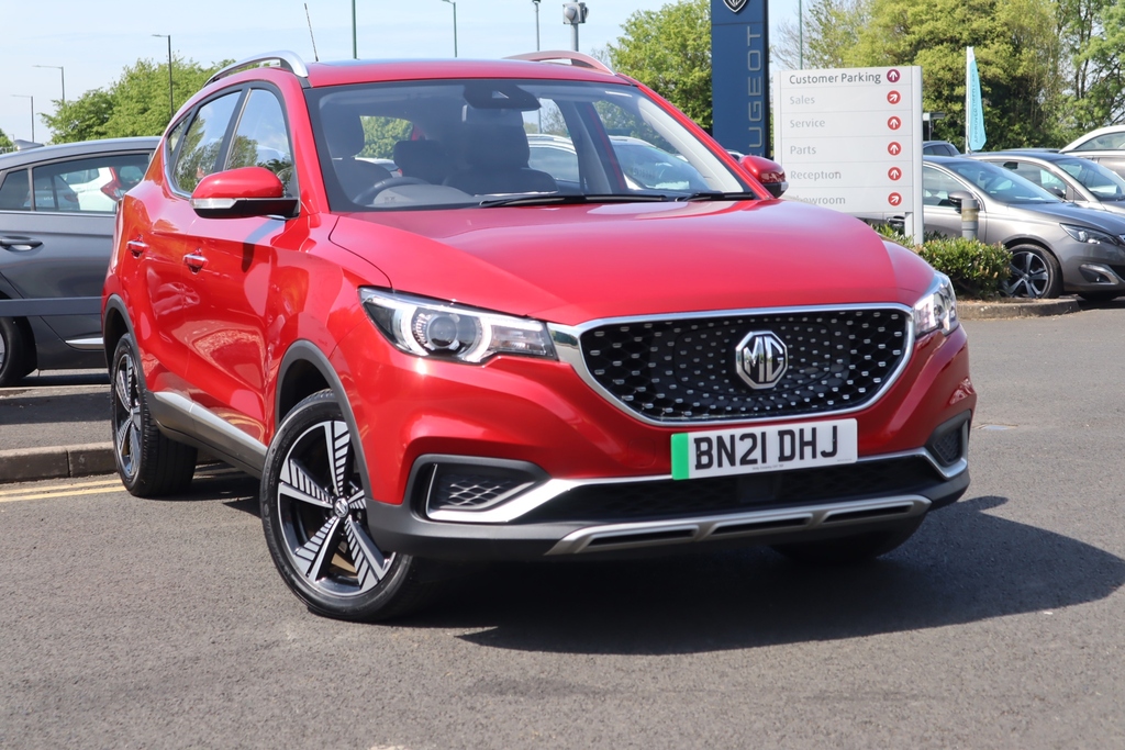 Compare MG ZS Zs Exclusive Ev BN21DHJ Red