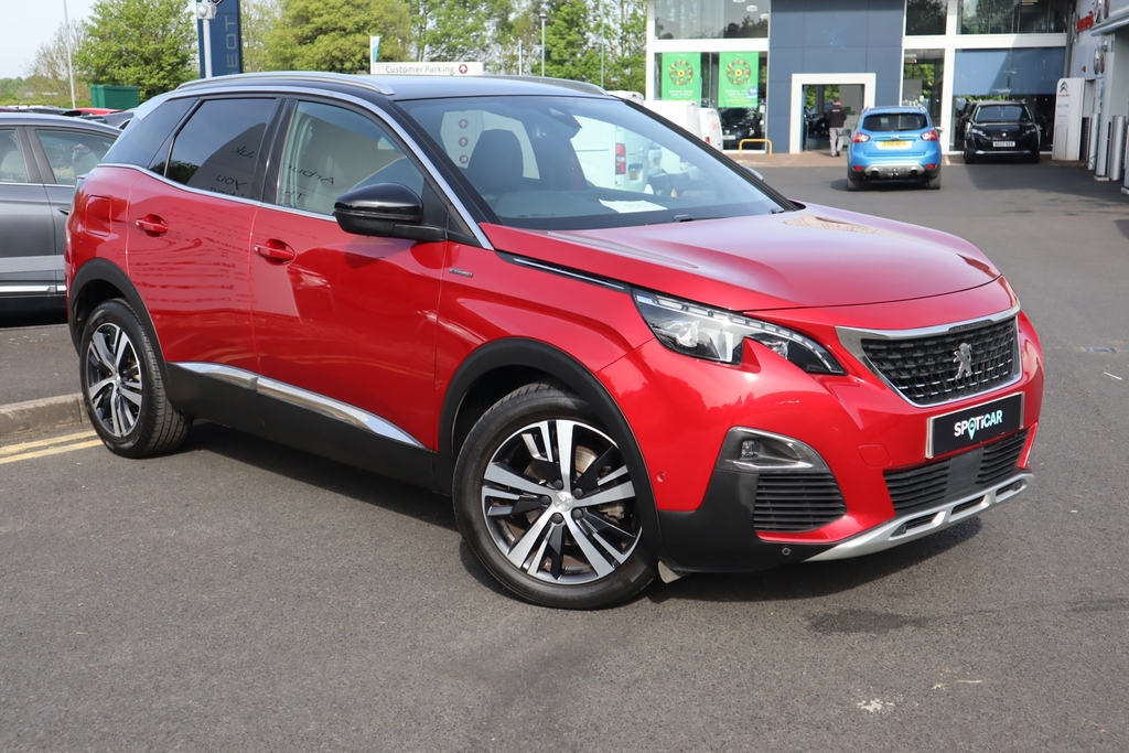 Compare Peugeot 3008 3008 Gt Line Blue Hdi Ss KO68WDW Red
