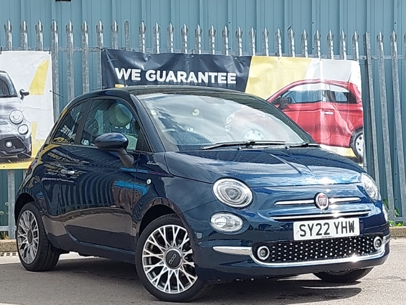 Compare Fiat 500x Dolcevita 1.0 Mild Hybrid Dolcevita Part Leather SY22YHW Blue