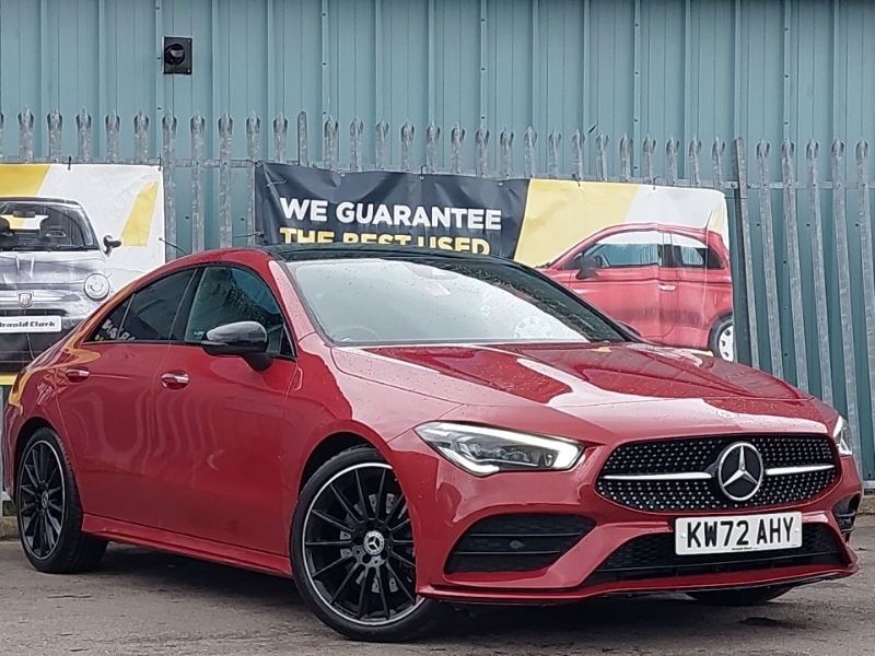Compare Mercedes-Benz CLA Class Cla 220D Amg Line Premium Night Ed Tip KW72AHY Red