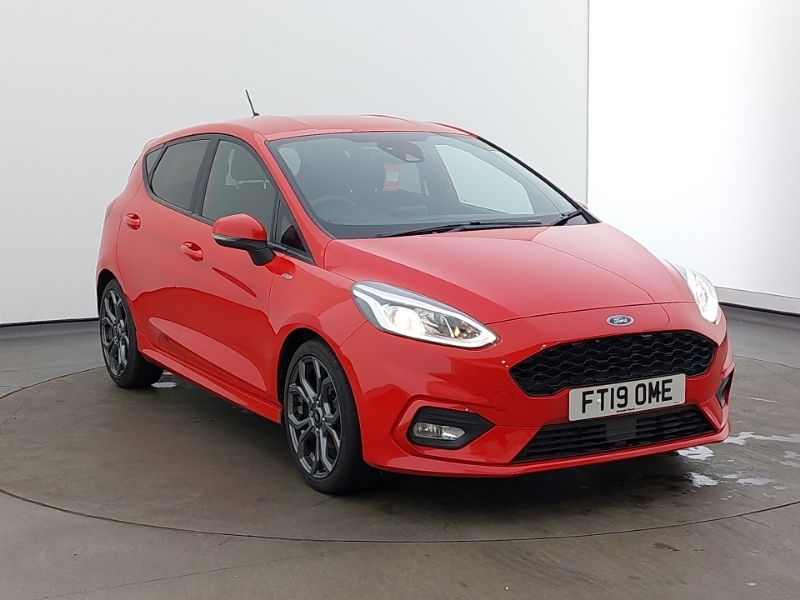 Compare Ford Fiesta St-line FT19OME Red