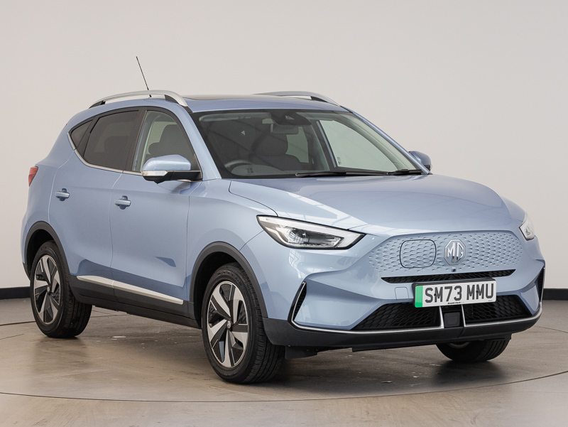 Compare MG ZS 115Kw Trophy Connect Ev Long Range73kwh SM73MMU Blue