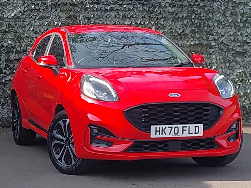Compare Ford Puma 1.0 Ecoboost Hybrid Mhev St-line HK70FLD Red