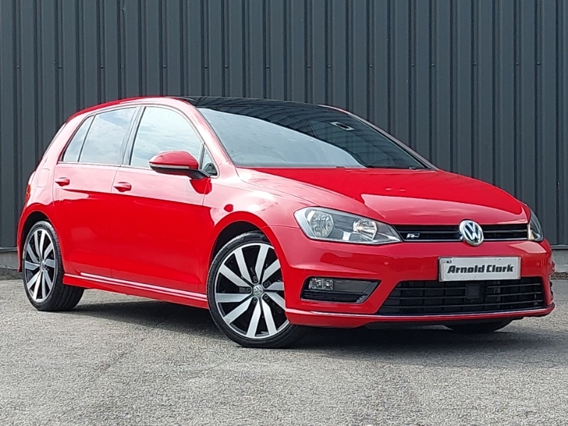 Compare Volkswagen Golf 2.0 Tdi R-line Edition KY66MVP Red