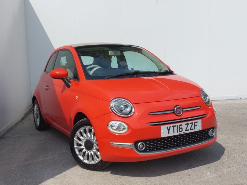 Compare Fiat 500C 1.2 Lounge YT16ZZF Pink