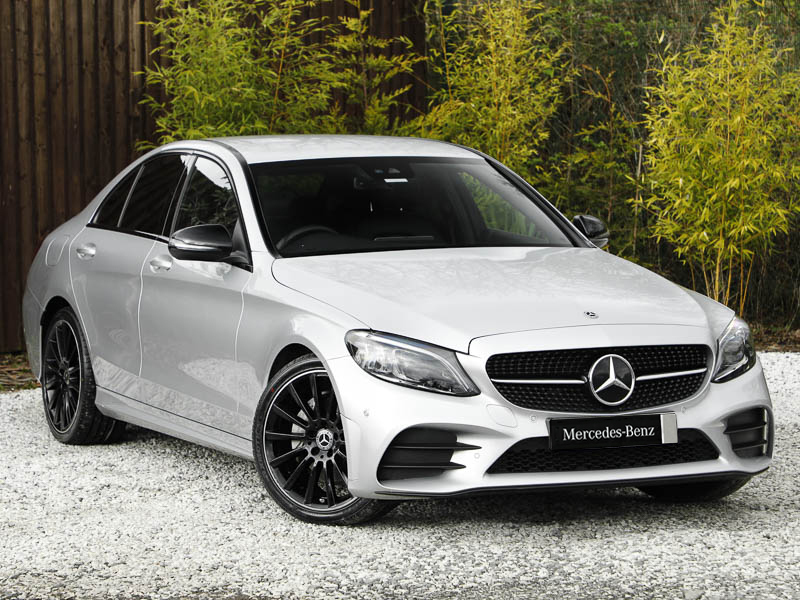 Compare Mercedes-Benz C Class C220d Amg Line Night Edition Premium 9G-tronic ST21HSN Silver