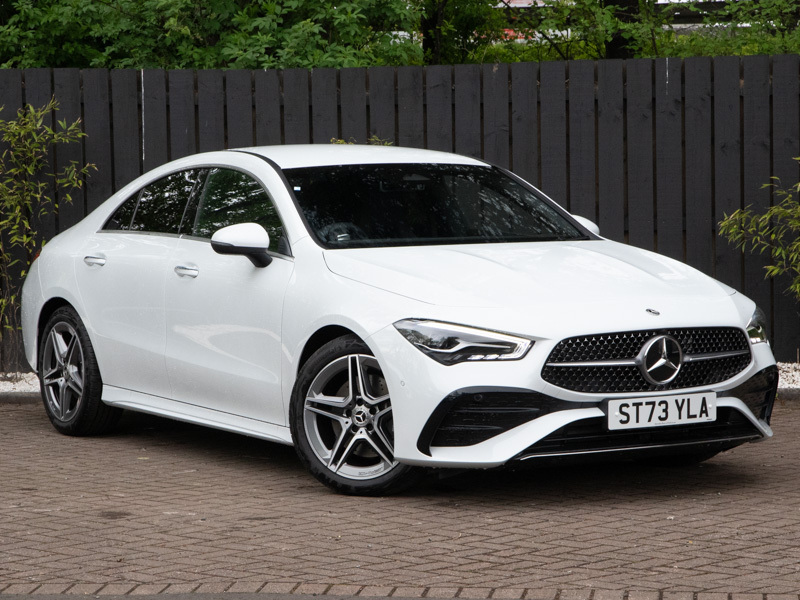 Compare Mercedes-Benz CLA Class Cla 220D Amg Line Executive Tip ST73YLA White