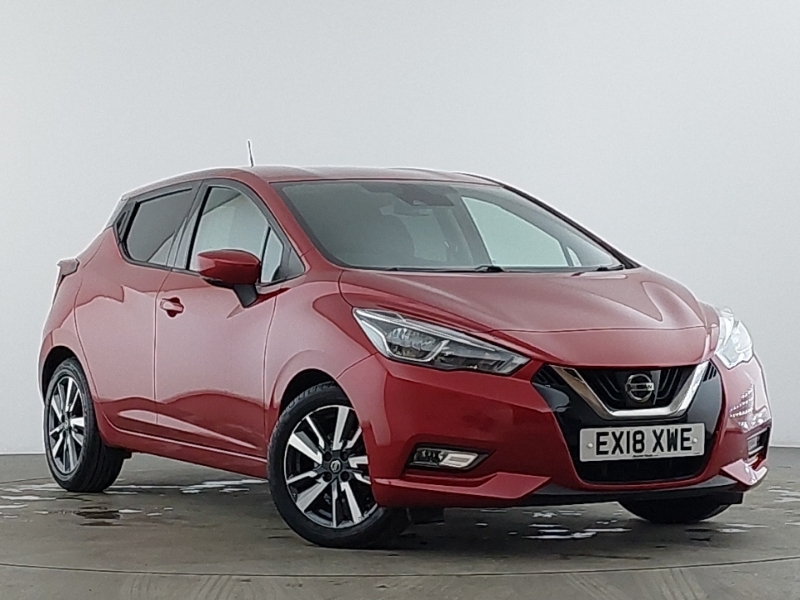Compare Nissan Micra 0.9 Ig-t N-connecta EX18XWE Red