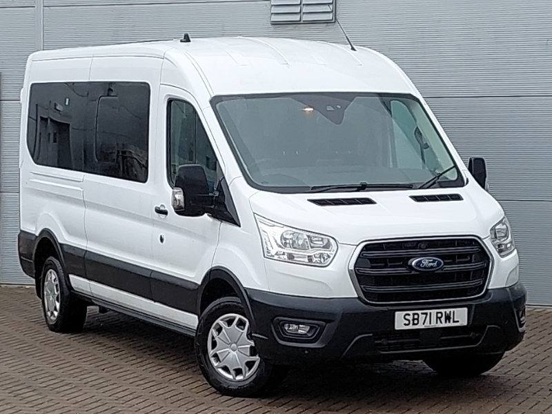 Compare Ford Transit Custom 2.0 Ecoblue 130Ps H2 15 Seater Trend SB71RWL White