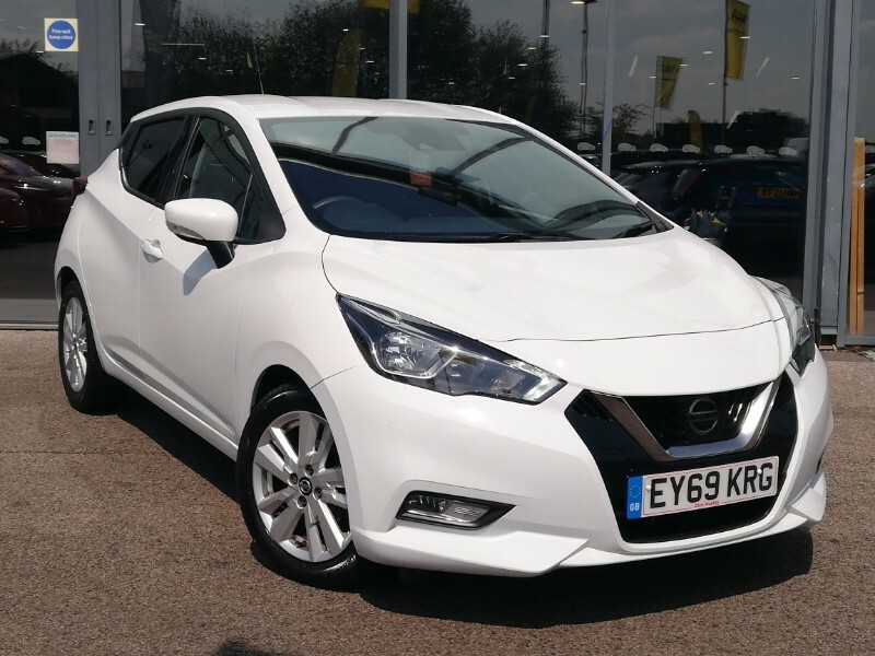 Compare Nissan Micra 1.0 Ig-t 100 Acenta Vision Pack EY69KRG White