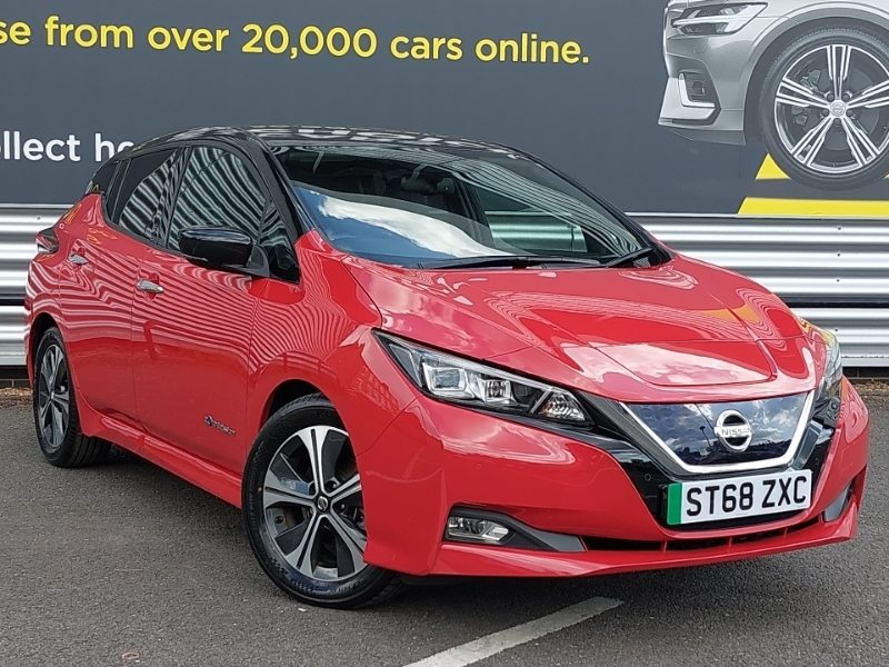 Compare Nissan Leaf 110Kw Tekna 40Kwh ST68ZXC Red