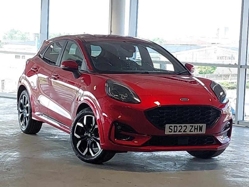 Compare Ford Puma 1.0 Ecoboost Hybrid Mhev St-line X SD22ZHW Red