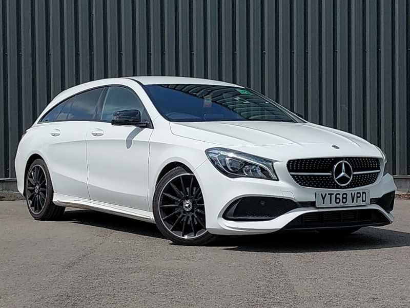 Compare Mercedes-Benz CLA Class Cla 200 Amg Line Night Edition Tip YT68VPD White