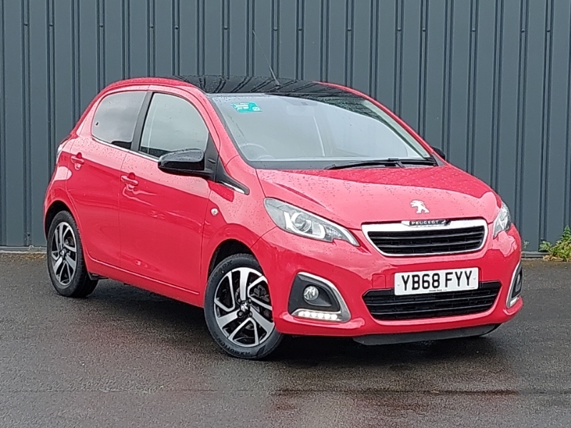 Compare Peugeot 108 1.0 72 Allure YB68FYY Red