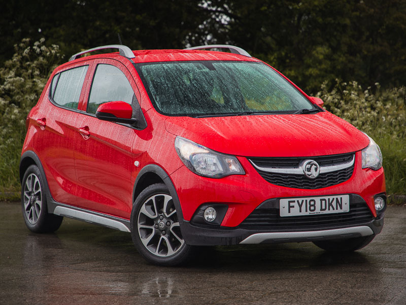 Compare Vauxhall Viva 1.0 Rocks FY18DKN Red
