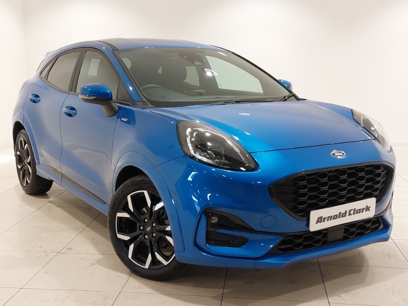 Compare Ford Puma 1.0 Ecoboost Hybrid Mhev St-line X Dct SG72PSZ Blue