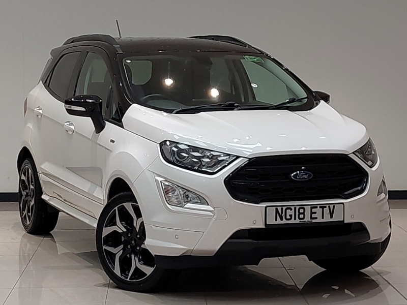 Compare Ford Ecosport 1.0 Ecoboost 125 St-line NG18ETV White