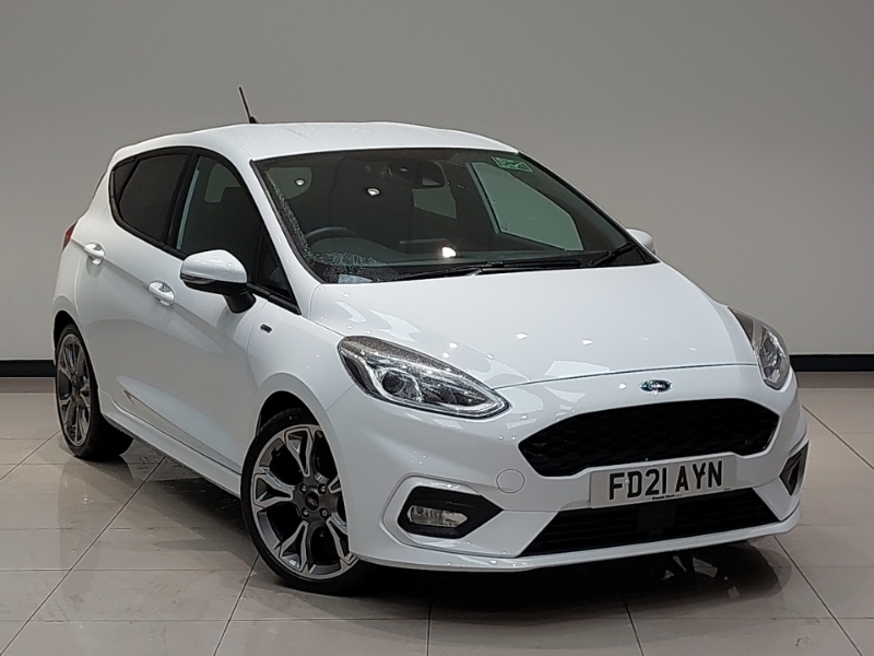 Compare Ford Fiesta 1.0 Ecoboost Hybrid Mhev 155 St-line X Edition FD21AYN White