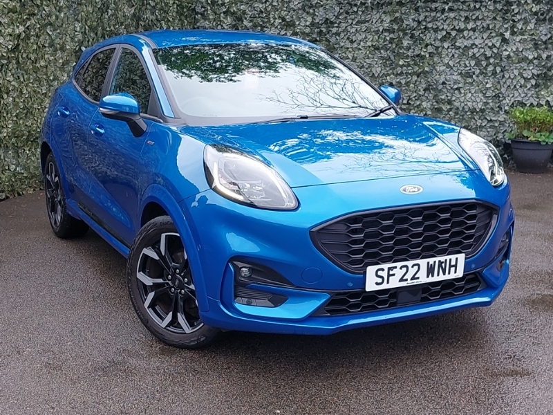 Compare Ford Puma 1.0 Ecoboost Hybrid Mhev St-line X Dct SF22WNH Blue