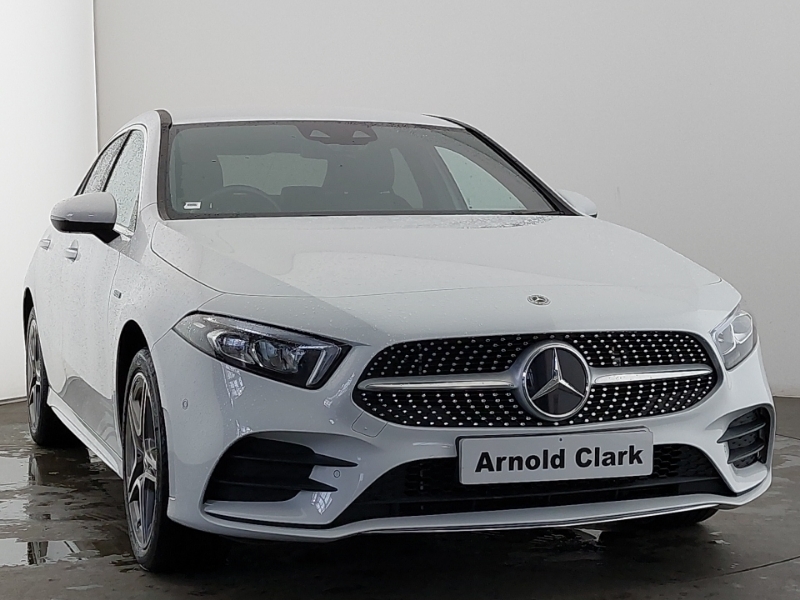 Compare Mercedes-Benz A Class A250e Amg Line Premium GY70XKW White