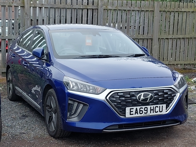 Compare Hyundai Ioniq First Edition EA69HCU Blue